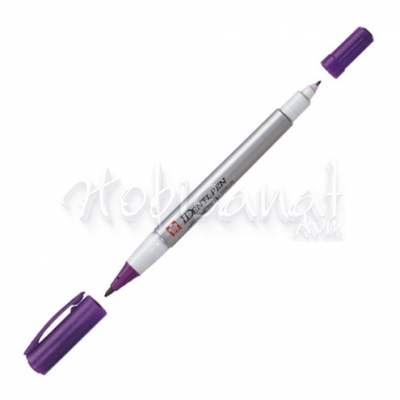Identi Pen Çift Uçlu Kalem Purple