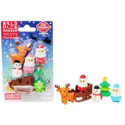 Anka Art - Iwako Puzzle Silgi 7li Christmas Set