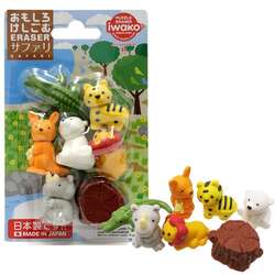 Anka Art - Iwako Puzzle Silgi 7li Safari