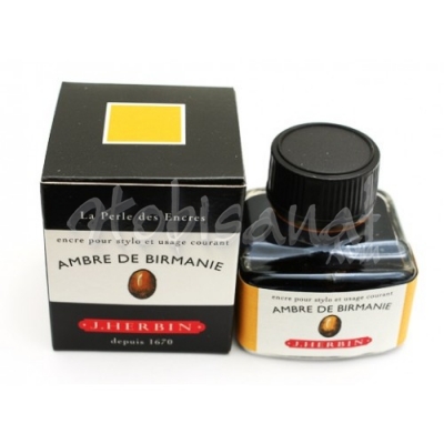 J.Herbin Dolma Kalem Mürekkebi Cam Şişe 30ml-Amber