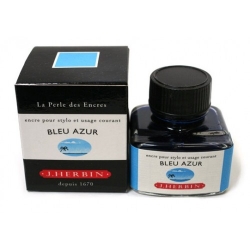 J Herbin - J.Herbin Dolma Kalem Mürekkebi Cam Şişe 30ml-Azure Blue