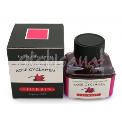 J.Herbin Dolma Kalem Mürekkebi Cam Şişe 30ml-Cyclamen Pink