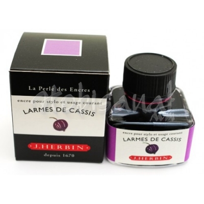 J.Herbin Dolma Kalem Mürekkebi Cam Şişe 30ml-Larmes De Cassis