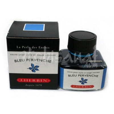 J.Herbin Dolma Kalem Mürekkebi Cam Şişe 30ml-Perin Winkle Blue