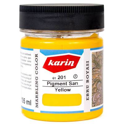 Karin Ebru Boyası Ezilmiş 201 Pigment Sarı 105cc