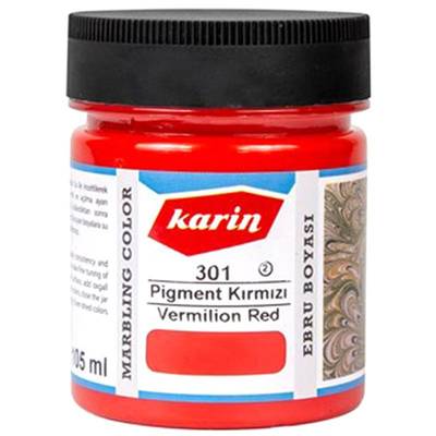 Karin Ebru Boyası Ezilmiş 301 Pigment Kırmızı 105cc