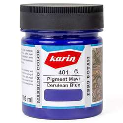 Karin - Karin Ebru Boyası Ezilmiş 401 Pigment Mavi 105cc