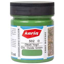 Karin - Karin Ebru Boyası Ezilmiş 502 Oksit Yeşil 105cc