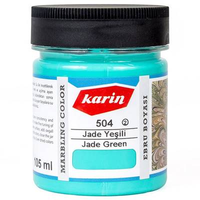 Karin Ebru Boyası Ezilmiş 504 Jade Yeşili 105cc