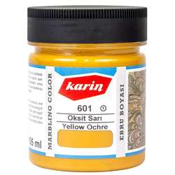 Karin - Karin Ebru Boyası Ezilmiş 601 Oksit Sarı 105cc