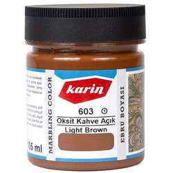 Karin - Karin Ebru Boyası Ezilmiş 603 Oksit Kahve (Açık) 105cc