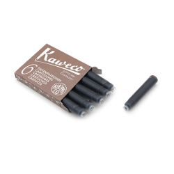 Kaweco - Kaweco Mürekkep Kartuşu 6lı Kahverengi