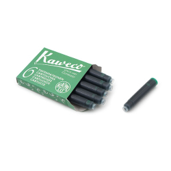 Kaweco - Kaweco Mürekkep Kartuşu 6lı Paket Yeşil