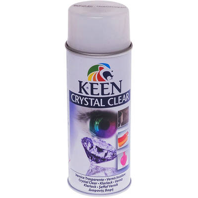 Keen Crystal Clear Şeffaf Vernik 400ml Mat