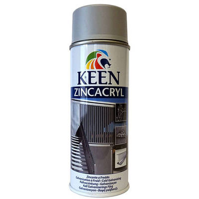 Keen Zinc Acryl Sprey Boya 400ml 35002 Çinko %99.5