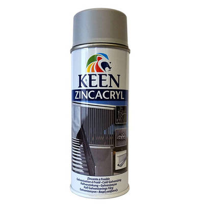 Keen Zinc Acryl Sprey Boya 400ml 35003 Çinko Alüminyum