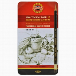Koh-i-Noor 1900 Toison Dor 12li Dereceli Kalem 8B-8H (1902) - 3