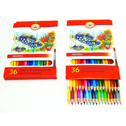 Koh-i-Noor - Koh-i-Noor Aquarell Pencil Sulu Boya Kalemi Balık 36lı 3719