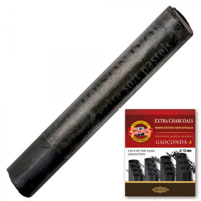 Koh-i-Noor Gioconda Extra Charcoals 4lü Set Extra Soft 8694/1