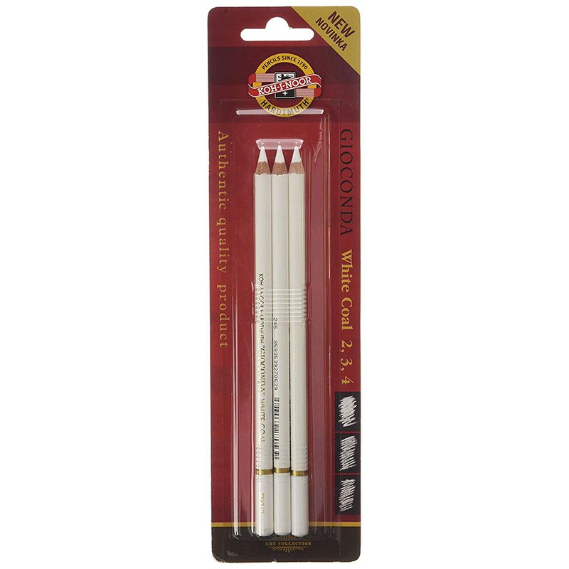 Koh-i-noor Gioconda White Coal 3lü Set