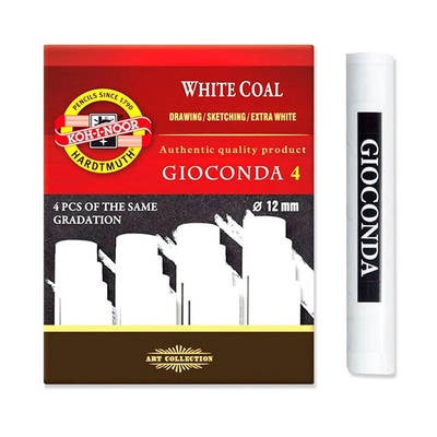 Koh-i-Noor Gioconda White Coal 4lü Set Extra Soft 8692/1