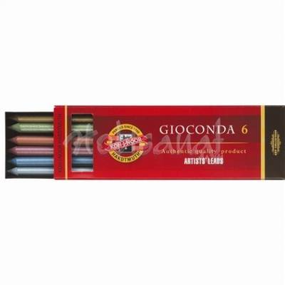 Koh-i-Noor Gioconda Portmin Uç 5.6 x 80mm Metalik Set 4380