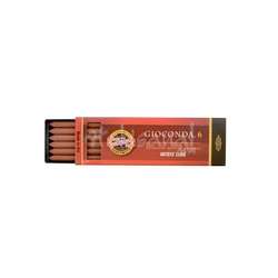 Koh-i-Noor - Koh-i-Noor Gioconda Grafit Uç 5.6 x 120mm 6lı 4373 Russet Sepia