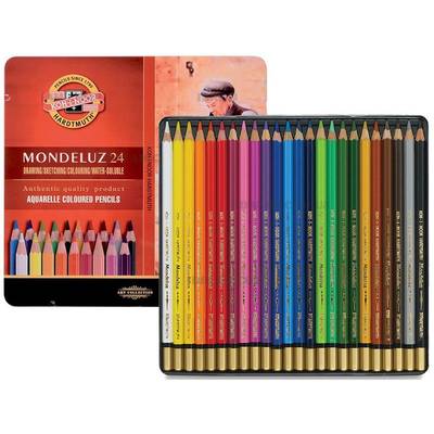 Koh-i-Noor Mondeluz Aquarell Sulu Boya Kalem Seti 24lü 3724