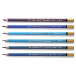 Koh-i-Noor - Koh-i Noor Mondeluz Aquarel Kalem Mavi Tonlar 6lı Set