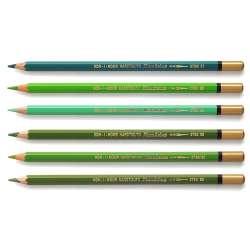 Koh-i-Noor - Koh-i Noor Mondeluz Aquarel Kalem Yeşil Tonlar 6lı Set