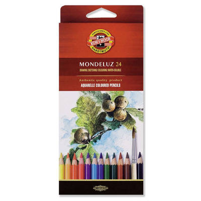 Koh-i-Noor Mondeluz Aquarell Sulu Boya Kalem Seti 24lü 3718