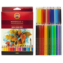 Koh-i-Noor - Koh-i-Noor Mondeluz Aquarell Sulu Boya Kalem Seti 36lı set (1)