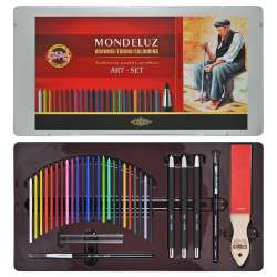 Koh-i-Noor - Koh-i-Noor Mondeluz Aquarell Art Set Çizim Seti 3796