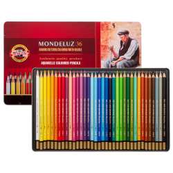 Koh-i-Noor - Koh-i-Noor Mondeluz Aquarell Sulu Boya Kalem Seti 36lı 3725