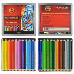 Koh-i-Noor - Koh-i-Noor Polycolor Kuru Boya Kalemi 48li Set