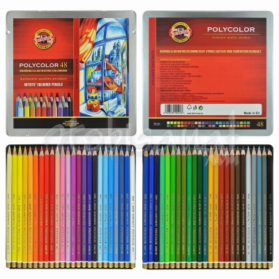 Koh-i-Noor Polycolor Kuru Boya Kalemi 48li Set