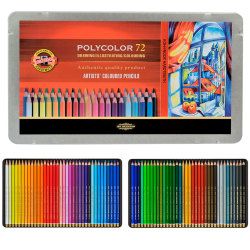 Koh-i-Noor - Koh-i-Noor Polycolor Kuru Boya Kalemi 72li Set 3827