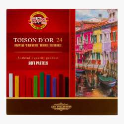 Koh-i-Noor - Koh-i-Noor Toison Dor Soft Pastel Köşeli 24lü (8584) (1)