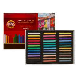 Koh-i-Noor - Koh-i-Noor Toison Dor Soft Pastel Köşeli 36lı (8585)