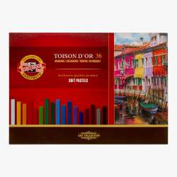 Koh-i-Noor Toison Dor Soft Pastel Köşeli 36lı (8585) - 3