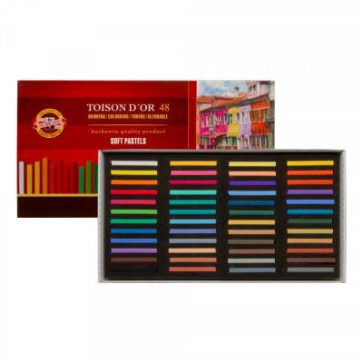 Koh-i-Noor Toison Dor Soft Pastel Köşeli 48li (8516)