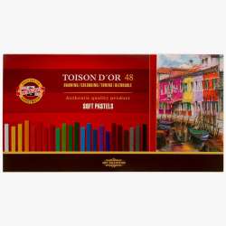 Koh-i-Noor Toison Dor Soft Pastel Köşeli 48li (8516) - 3