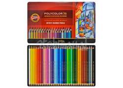 Koh-i-Noor - Koh-i-Noor Polycolor Kuru Boya Kalemi 36lı Set