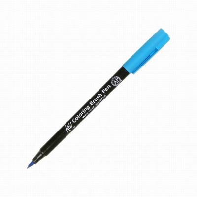 Koi Coloring Brush Pen Fırça Uçlu Kalem 137 Aqua Blue