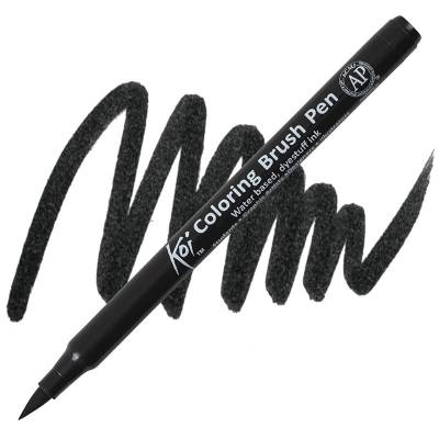 Koi Coloring Brush Pen Fırça Uçlu Kalem Black