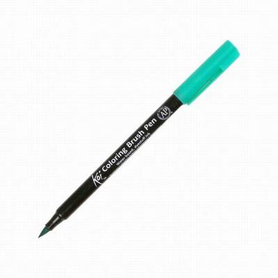 Koi Coloring Brush Pen Fırça Uçlu Kalem 28 Blue Green Light