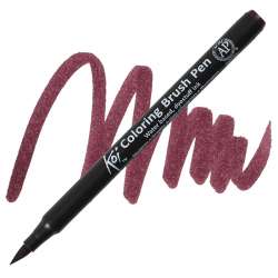 Sakura - Koi Coloring Brush Pen Fırça Uçlu Kalem Burgundy