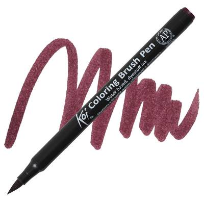 Koi Coloring Brush Pen Fırça Uçlu Kalem Burgundy