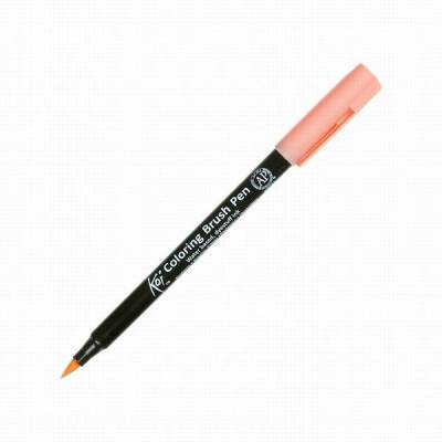 Koi Coloring Brush Pen Fırça Uçlu Kalem 205 Coral Red