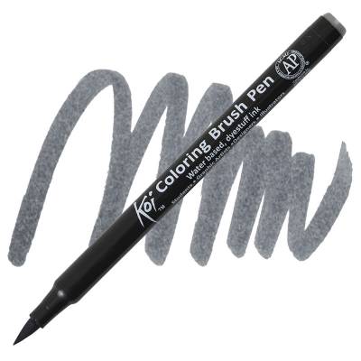 Koi Coloring Brush Pen Fırça Uçlu Kalem Dark Cool Gray